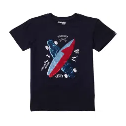 Gini & Jony Boys Black Printed T-Shirt-picture-25
