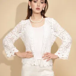 Global Republic White Lace Shrug-picture-17