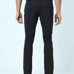 SF Jeans by Pantaloons Dark Blue Cotton Slim Fit Jeans image 2