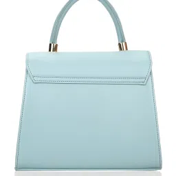 Lavie Gypsy 23 P Blue Solid Medium Satchel Handbag image 2