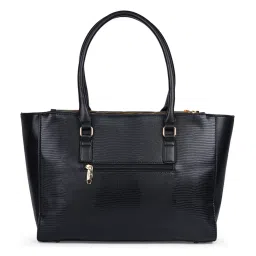 Lavie Liz Jenny 3c Black Textured Large Tote Handbag image 2