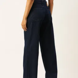 Bene Kleed Blue Cotton High Rise Flared Jeans image 2