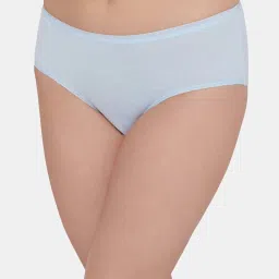 Wacoal Beige & Blue Cotton Hipster Panties - Pack Of 3 image 2