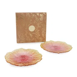 Pure Home and Living Yellow Glass Dinner Plates image 2