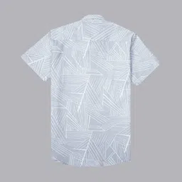 Cavio Boys Grey Printed Shirt image 2