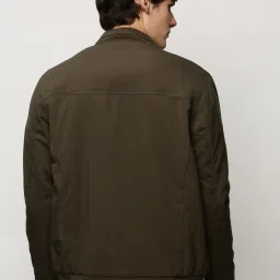 showoffff SHOWOFF Olive Slim Fit Jacket image 2