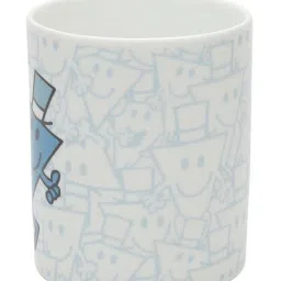 Clay Craft Multicolor Fine Ceramic Abstract Milk Mug 350 ml - 1 Pc image 2