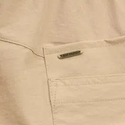 Blue Giraffe Boys Beige Pure Cotton Trackpants image 4