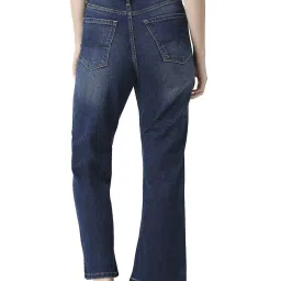 Pepe Jeans Blue Cotton High Rise Straight Jeans image 2