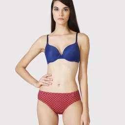 Van Heusen Anti Bacterial No Marks Waistband Print Bikini Panty - Pack of 3 - Dark Assorted Print image 2