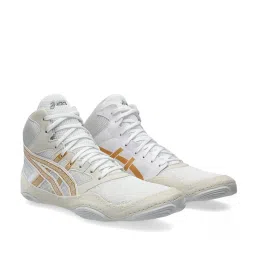 Asics Men's SNAPDOWN 4 White Indoor Court Shoes image 2