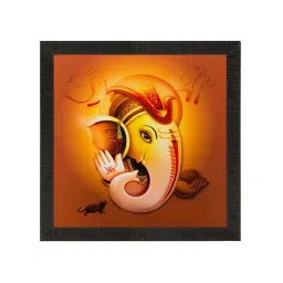 eCraftIndia Lord Ganesha Matt Textured UV Art Painting image 2