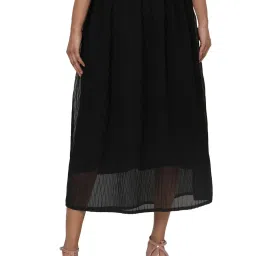 Smarty Pants Black Midi Skirt image 2