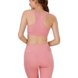 Soie Pink Sports Bra Shorts Set image 2