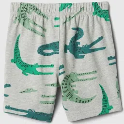 GAP Boys Grey Cotton Printed Shorts image 2