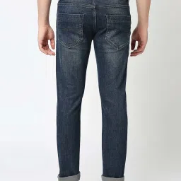 Dragon Hill Indigo Blue Slim Fit Lightly Washed Jeans image 2
