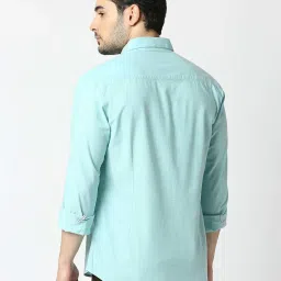 Dragon Hill Mint Green Slim Fit Shirt image 2
