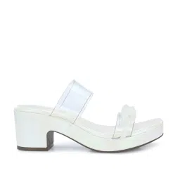 Clog London Women's White Casual Sandals image 2