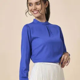 Style Quotient Blue Regular Fit Top image 3