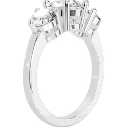Sparkles Lab Grown Diamond 14k (585) White Gold Ring Women image 2