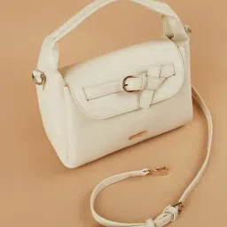Code by Lifestyle Off White Handbag image 3