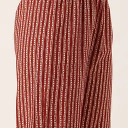 FERANOID Floral Printed Pure Cotton Kurta With Trousers & Dupatta image 3