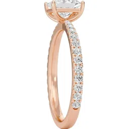 SHINE ETERNAL Lab Grown Diamond 18k (750) Rose Gold Ring for Women image 2