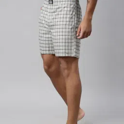 Levi's Grey Cotton Regular Fit Checks Boxers image 3