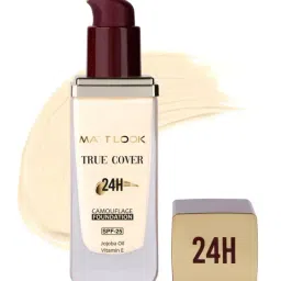 Matt Look True Cover Camouflage Foundation Vitamin E True Ivory-01 - 35 ml-image-2