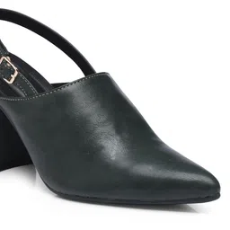 GNIST Women Pointed Toe Block Heel Mules image 3