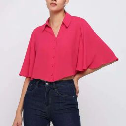Cover Story Pink Relaxed Fit Shirt-picture-24