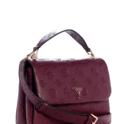 Guess Wine TISHA Logo Satchel image 3