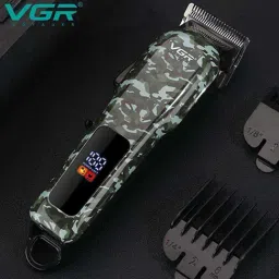 VGR V-665 Professional Hair Trimmer - 200 Min Runtime (Camouflage) image 4