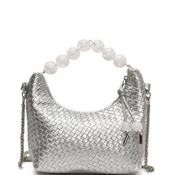 StyleCast x Revolte Half Moon Tote Bag with Applique image 2