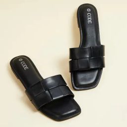Code by Lifestyle Women's Black Casual Sandals-picture-11