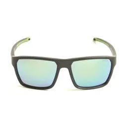 Opium Green UV Protection Square Sunglasses for men image 2