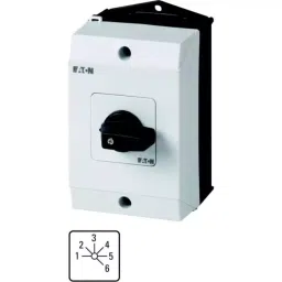 EATON 1P 6 Position 45° Rotary Cam Switch, 690 V AC, 20A, Toggle Actuator, 222640 T0-3-151/I1-picture-35