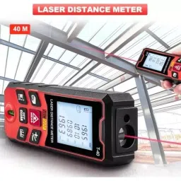 MECRAAF Laser Distance Meter with Battery 0.03–40 m Range Backlit LCD, Multi-line Display Polyvinyl Chloride (PVC) ±1.5–2 mm Accuracy, LMT-40 image 4