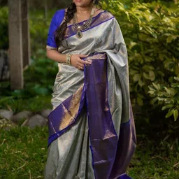 Moda Rapido Woven Design Zari Art Silk Handloom Banarasi Saree image 2