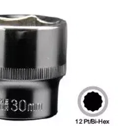 Durelo 65mm Chrome Vanadium Steel 12PT Bi-Hex Socket-picture-34