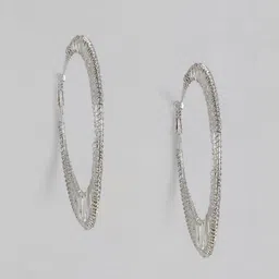 DressBerry Alloy Circular Hoop Earrings image 2