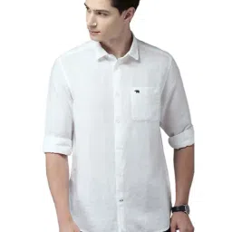The Bear House White Slim Fit Shirt-picture-23