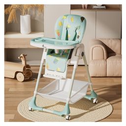 R for Rabbit Marshmallow High Chair Adjustable Height - Blue-picture-43