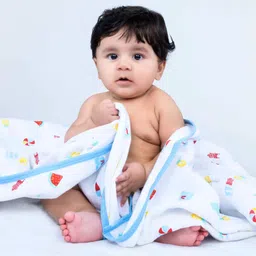 Theoni 100%  Cotton Muslin Snuggle Balnket-Holiday Hues-picture-17