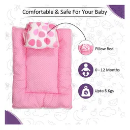 Jars Collections Organic Cotton Sleeping Bag Cum Nest Bag Cartoon Print  White image 2