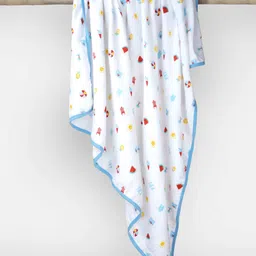 Theoni 100%  Cotton Muslin Snuggle Balnket-Holiday Hues image 2