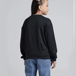 Under Fourteen Only Full Sleeves Solid Jacket - Black image 2