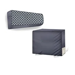 The Furnishing Tree Split AC Cover Set of Indoor and Outdoor Unit Used for 1 Ton Bluestar XATU Inte-picture-15