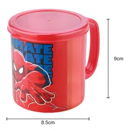 Joyo Marvel Spiderman Stainless Steel Mug With Lid - Dark Red image 3