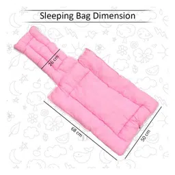 Jars Collections Organic Cotton Sleeping Bag Cum Nest Bag Cartoon Print  White image 3